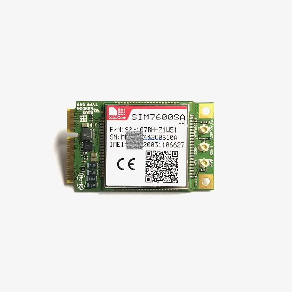 

В наличии: SIM7600E-H MINIPCIE SIMCOM Mini Pci-e 4G LTE CAT4 модуль с поддержкой GNSS для Европы/Ближнего Востока/Африки