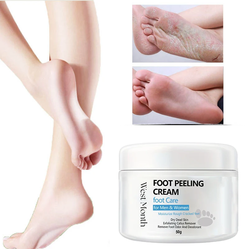 

Avocado Foot Cream Foot Dry Dead Skin Remover Exfoliating Crack Heel Cream Moisturizing Removes Callus For Feet Care Mask 50g