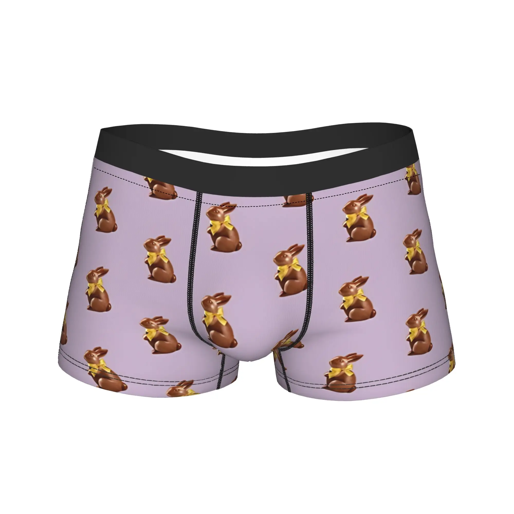 Calzoncillos tipo bóxer N-Nesquik Chocolate Milk Rabbit con bolsa 3D, ropa interior en oferta, calzoncillos tipo bóxer cómodos para hombre, talla grande