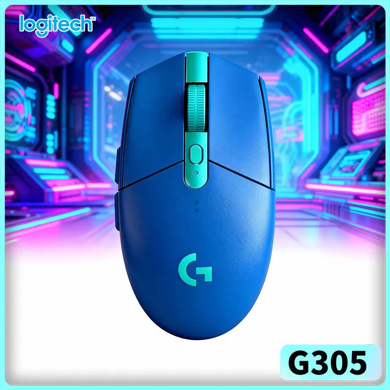 

Игровая мышь Logitech G305 – 12000 DPI HERO, беспроводная технология LIGHTSPEED, 6 программируемых кнопок, 250 часов автономной работы, для геймеров на ПК и Mac