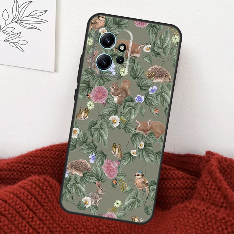 Forest Wild Woodland Animals Case For Xiaomi Redmi Note 12 11 10 9 8 Pro 10S 11S 12S Cover For Redmi 12 12C 10A 9C 10C