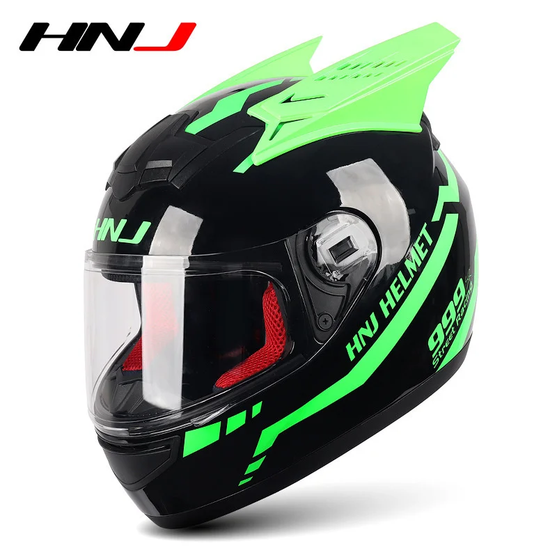 2 Gifts HNJ High Quality Full Face   Motorcycle Helmet Racing Helmet Casco Moto Universal Motocross For Men And Women Casque