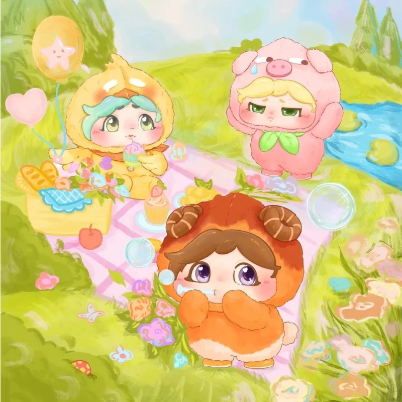 LuoLuo Chid Vision Series صندوق أعمى قطيفة سوبر لطيف لينة قلادة محشوة دمية حقيبة سحر ديكور غرفة نوم لعبة عصرية مفاجأة هدية