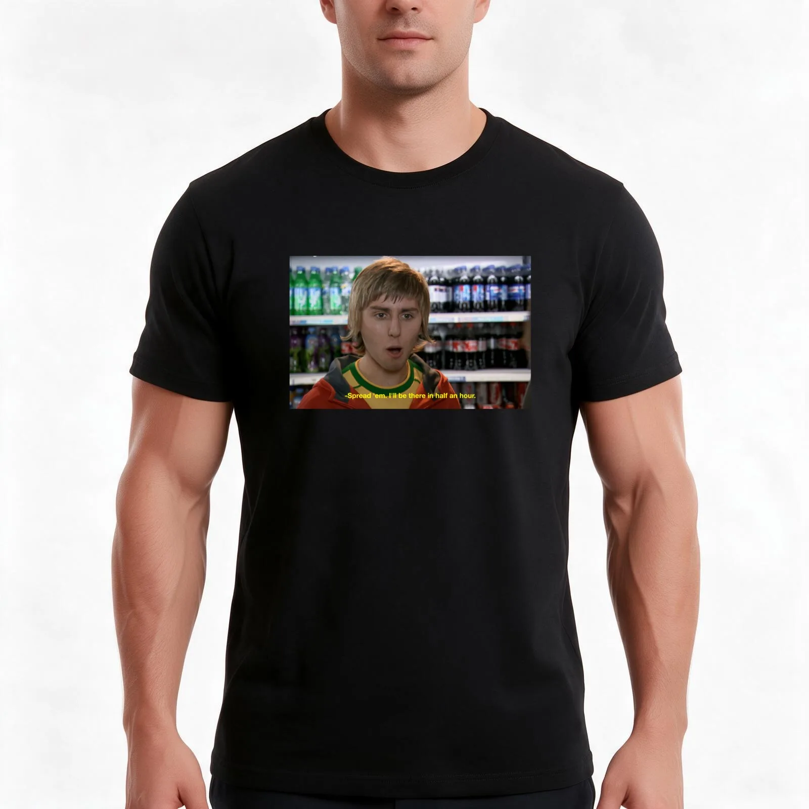 Jay The Inbetweeners Funny Quote Spread em T-Shirt, Summer Casual Cotton Tee, Oversized Streetwear Tops, Vintage Graphic Print