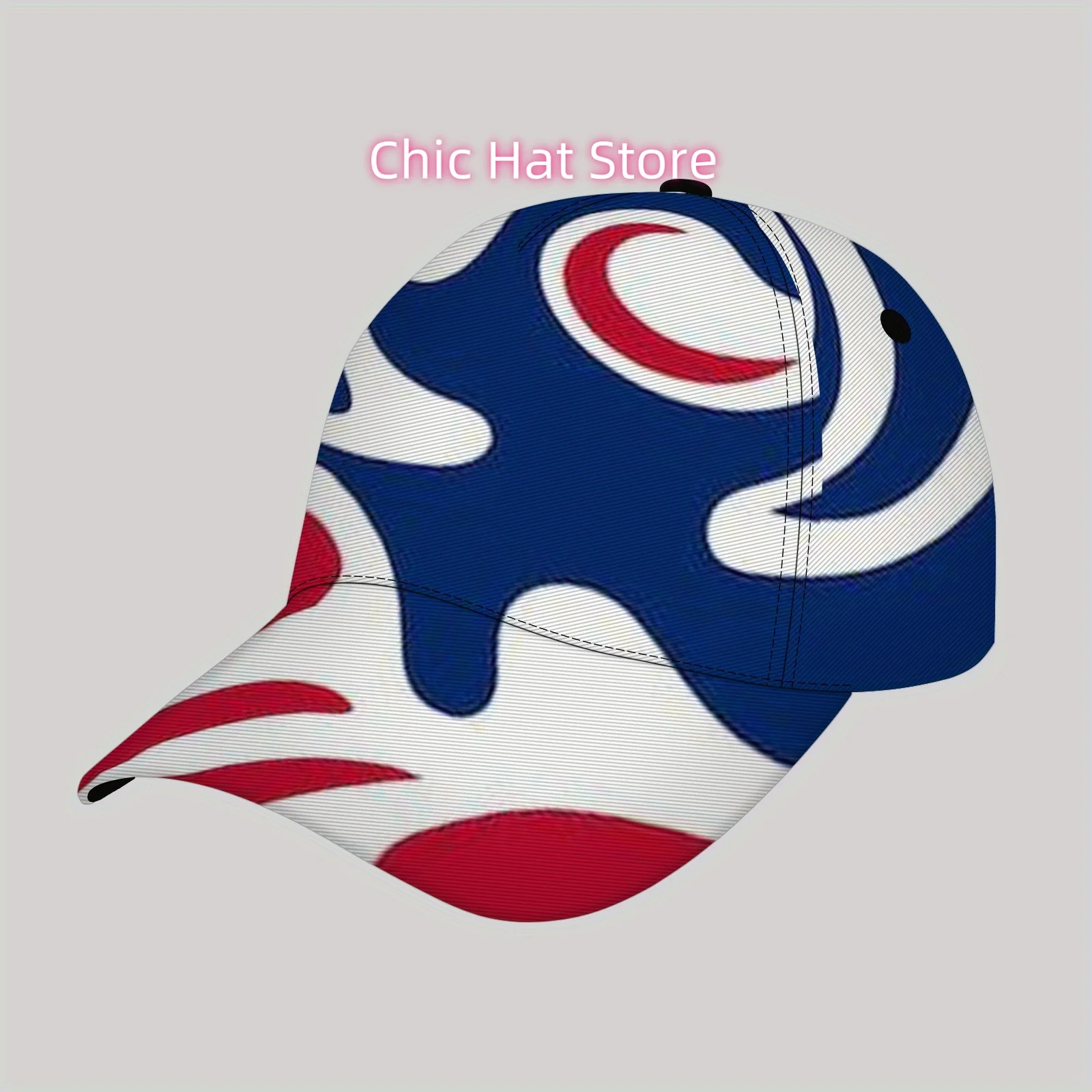 Trendy And Lightweight Sun Hat, Stylish Hip-Hop Cap, Perfect for The Beach, Outdoor Adventures,Abstract fluid irregular patterns