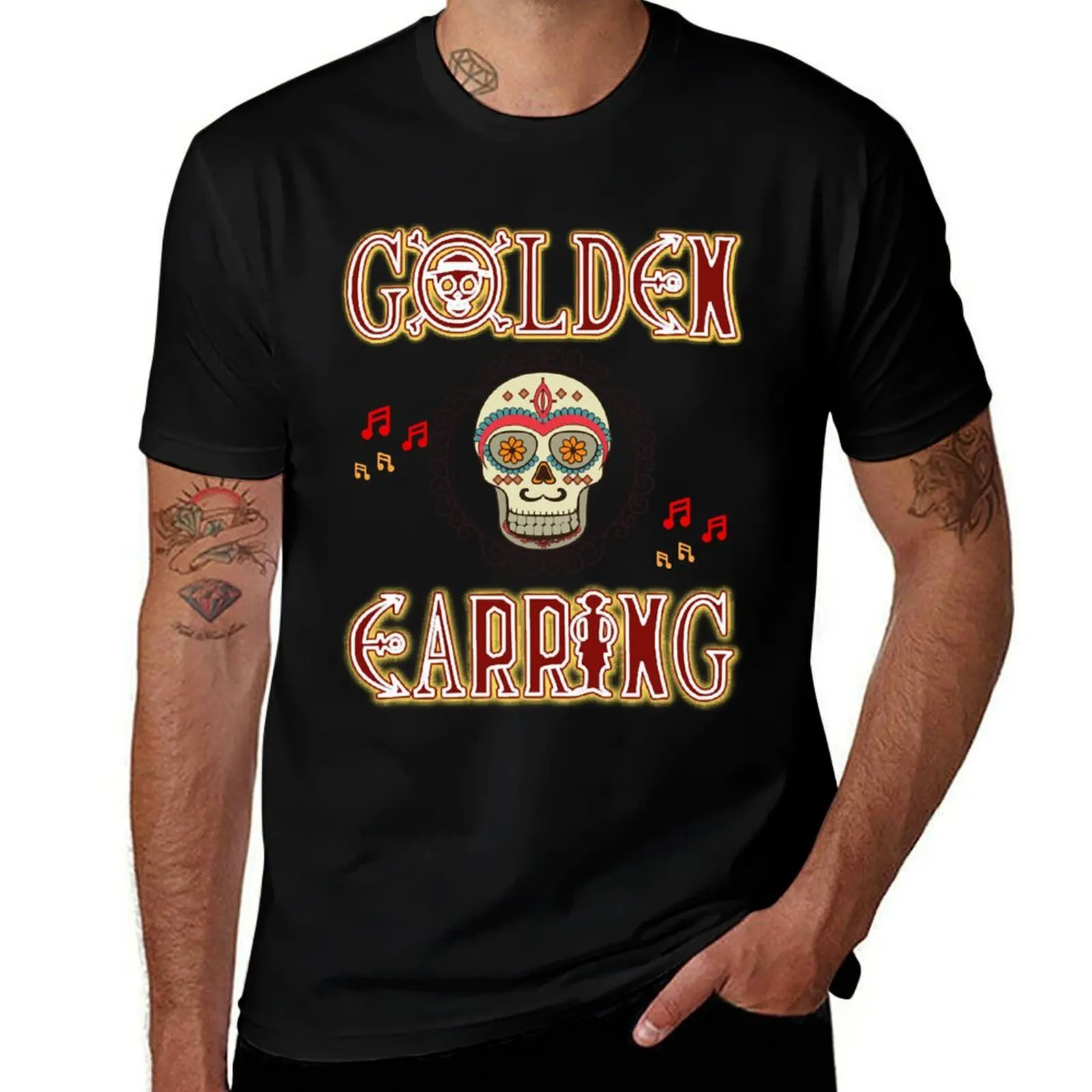 Special Present Golden Earring Band Gift Movie Fans T-Shirt Casual Trendy Short Sleeve T-Shirt