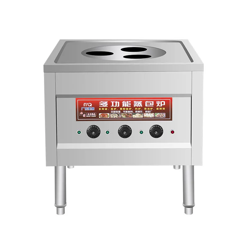 For Steamer Furnace Commercial Electric Steaming Xiaolongbao Steamed Bun Baozi Rice Noodles Gas with Fan Breakfast Steam Furnace