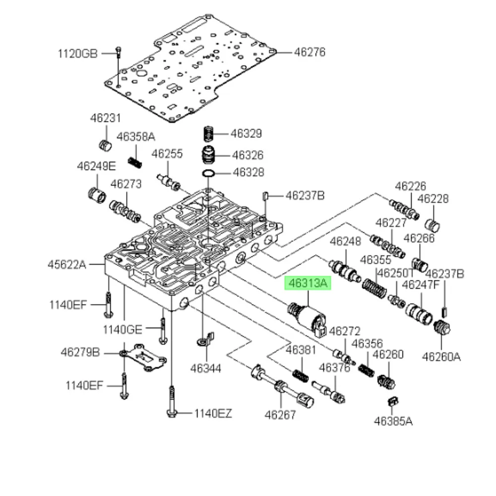 VALVE-SOLENOID For Kia Carens Ceed Forte Rio Morning Soul Accent Elantra I10 I20 Getz I30 46313-23010 4631323010 46313 23010