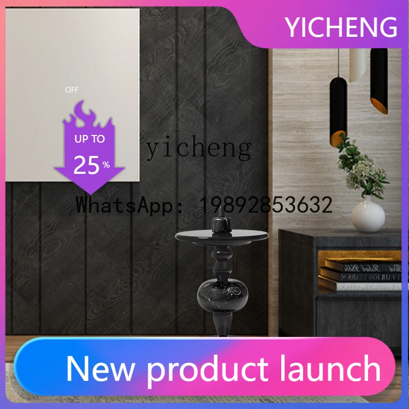 

modern candied gourd fiberglass round coffee table building block creative living room sofa corner table movable