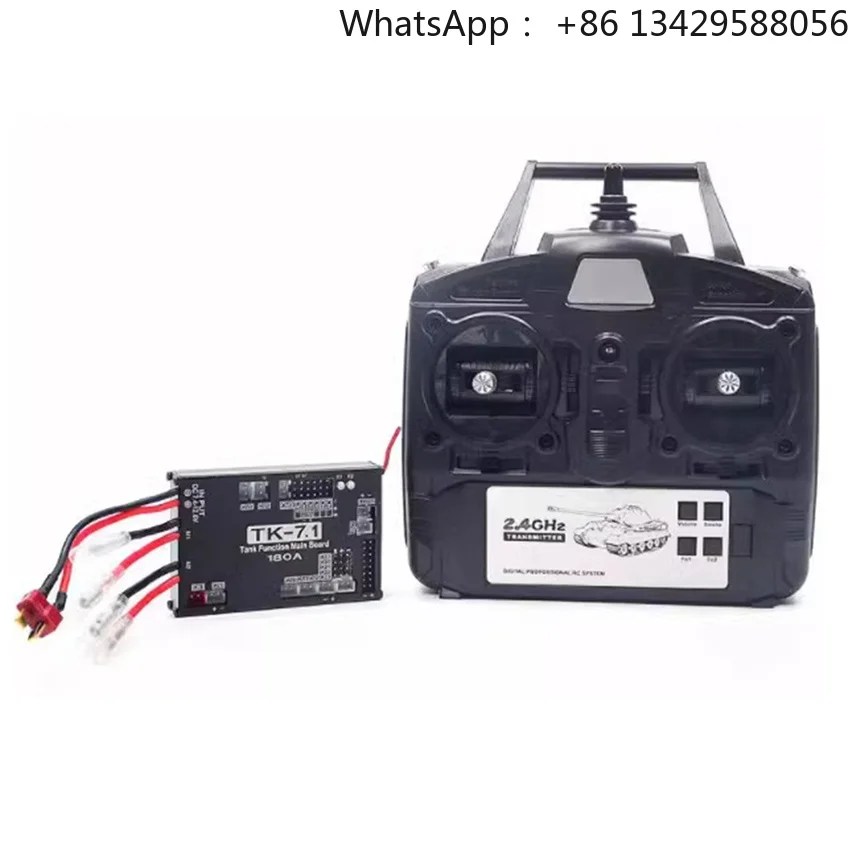1/16 RC 2.4Ghz Receiver TK-7.1 Main Board Bind Wire Multi-Function W/ Leopard2 A6 Transmitter