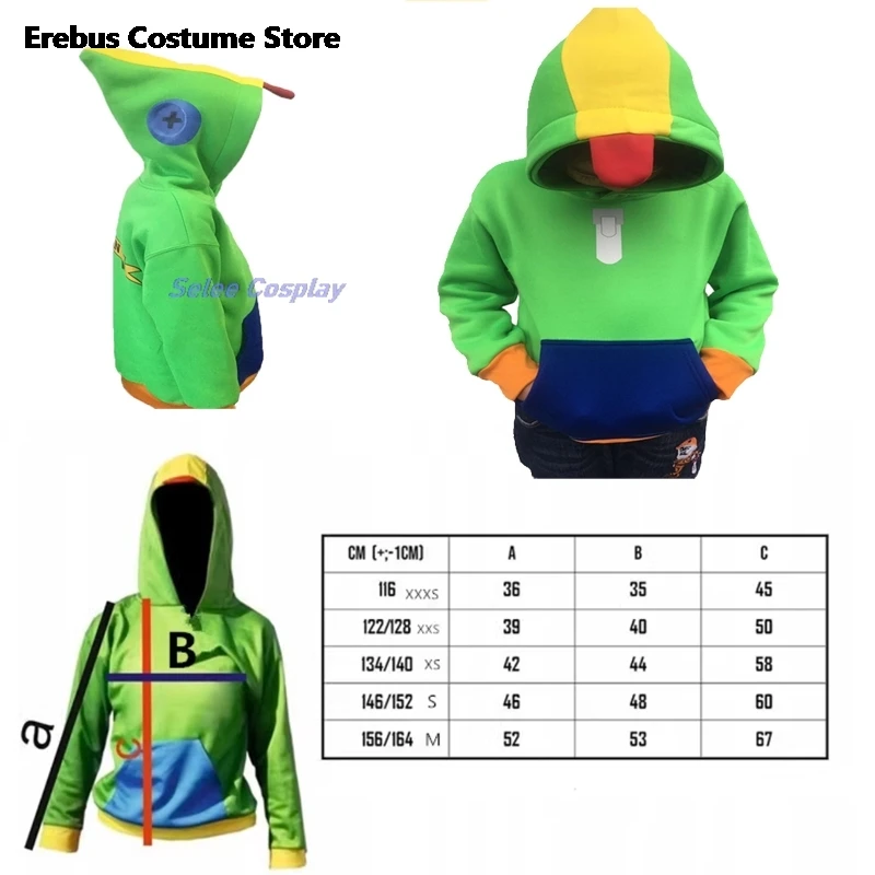 Leon Cosplay Legendary Hoddies Brawler Outfit Uniform Anime Unisex Top Shorts Halloween Party Role play Doujin Clothes