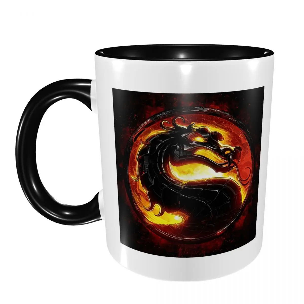 Mortal Kombat Mug Funny Ceramic Coffee Cups Tea Mugs Milk Cup Drinkware Gifts for Friends