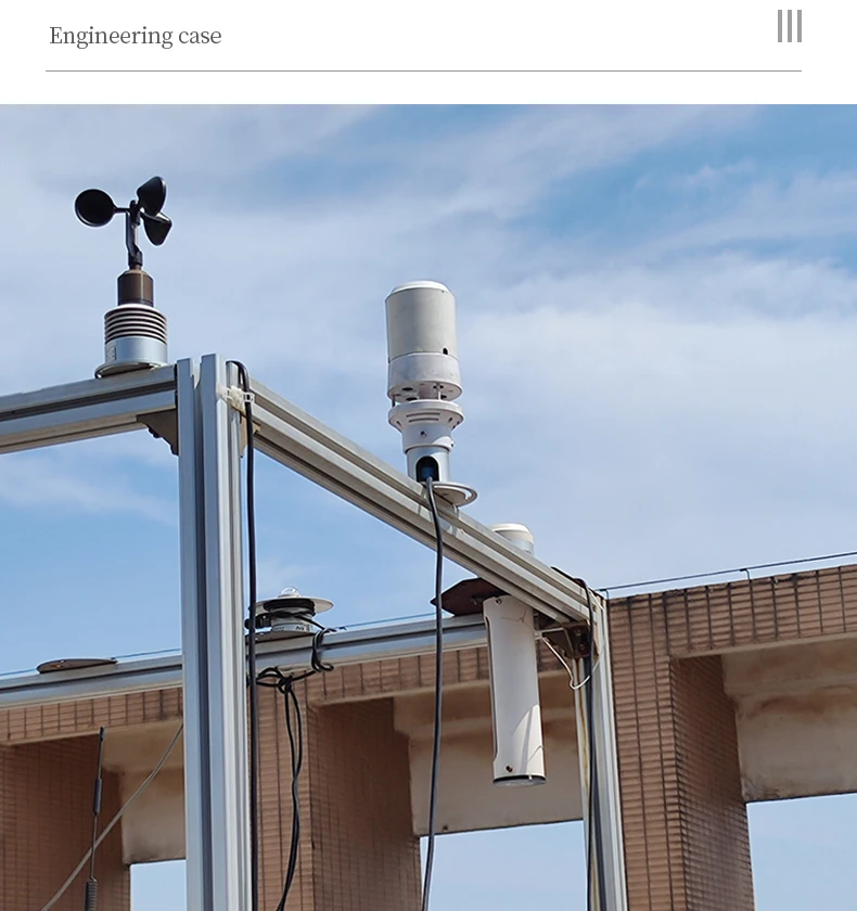 4G RS485 Compact Smart Weather Station CE Certified | Integrated Ultrasonic Anemometer Wind Speed Direction Rainfall Sensor