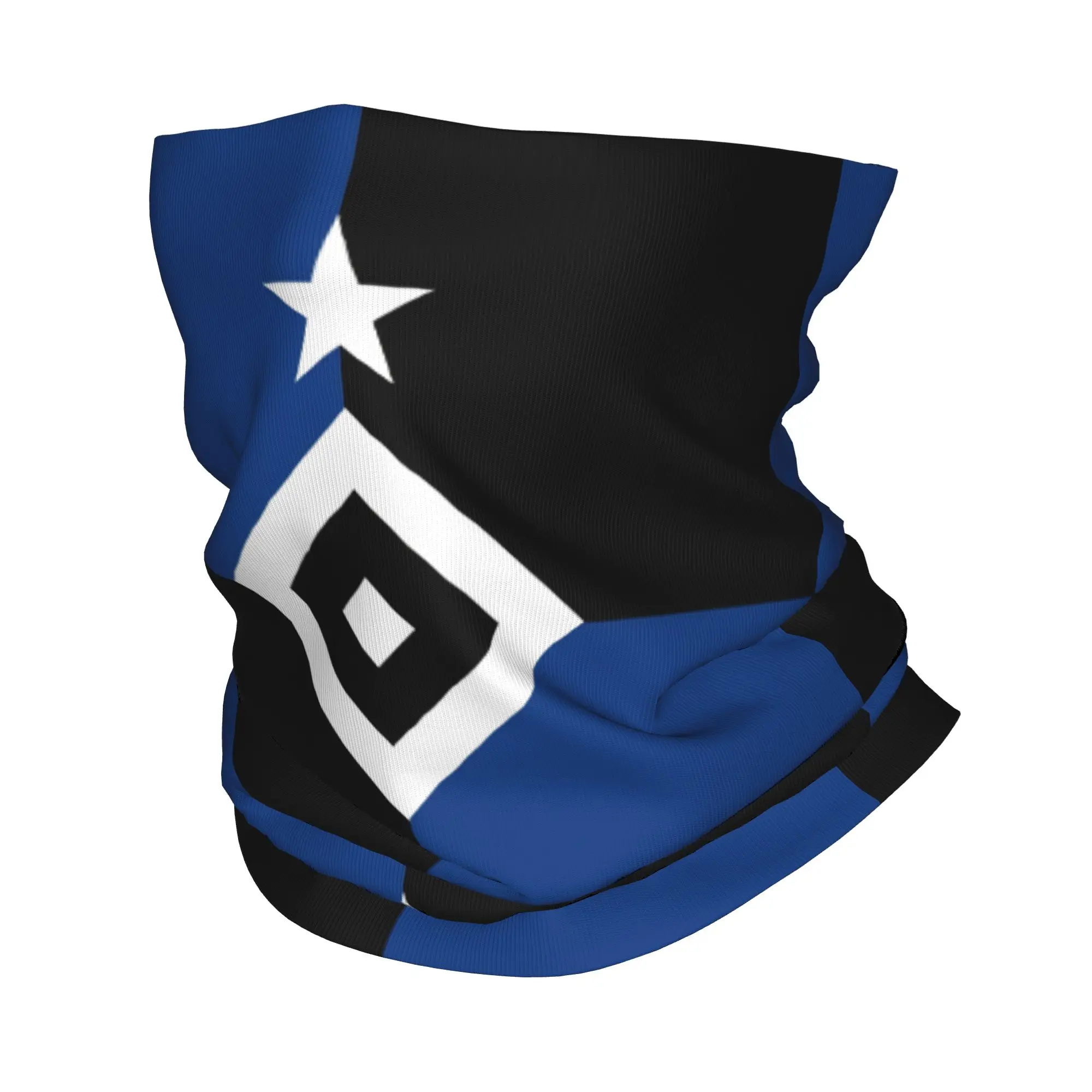 HSV Hamburger Sportverein Bandana, cubrecuello, bufanda con estampado de club de fútbol, máscara facial cálida, máscara facial para pescar, transpirable, para hombres y mujeres