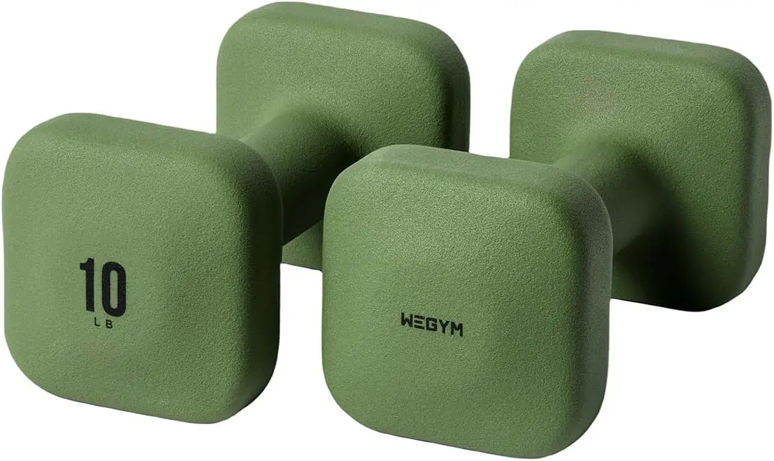 

Dumbbells Anti Slip Anti Roll Thick Handles Free Weights Square Dumbbells for Secure Workouts at Home Weightlifting and Personal