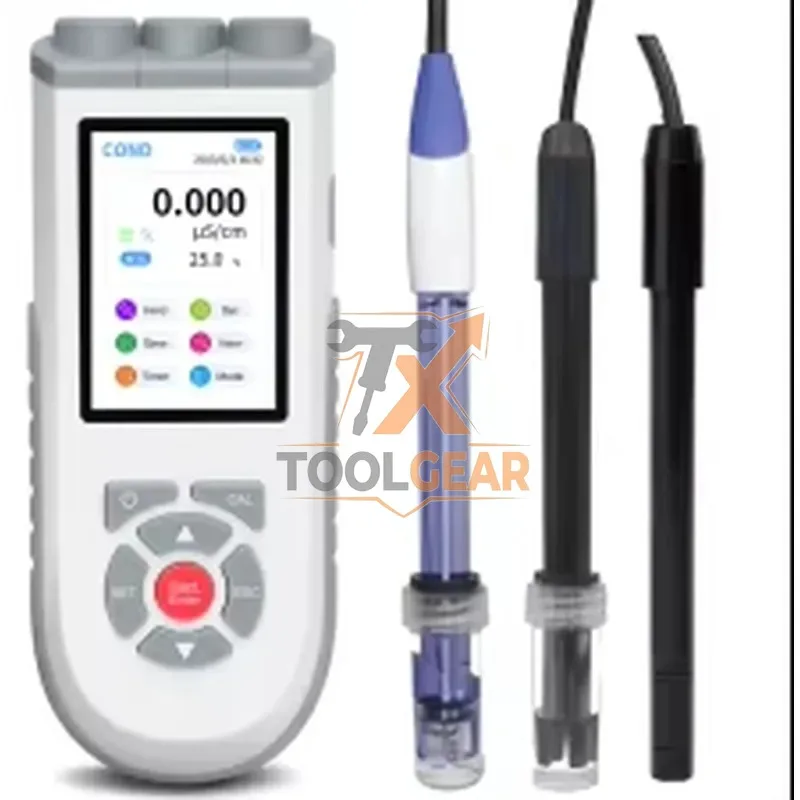 2026hotsale* Laboratory Handheld Temperature Tester Digital pH Meter Portable Meter PH/Conductivity/Dissolved Meter