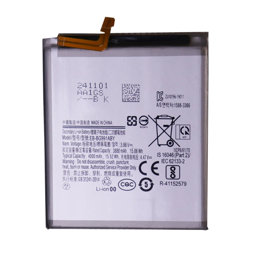 Flash sales  EB-BG991ABY 4000mAh rechargeable batteries For SamsungGalaxy S21 5G SM-G991B /DS G991U Batteries+free TOOl image 3