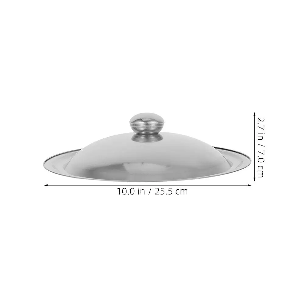 Stainless Steel Universal Pot Lid for Cooking Pots Pans Skillets Woks Saucepan Microwave Splatter Cover Dishwasher Safe Flavor