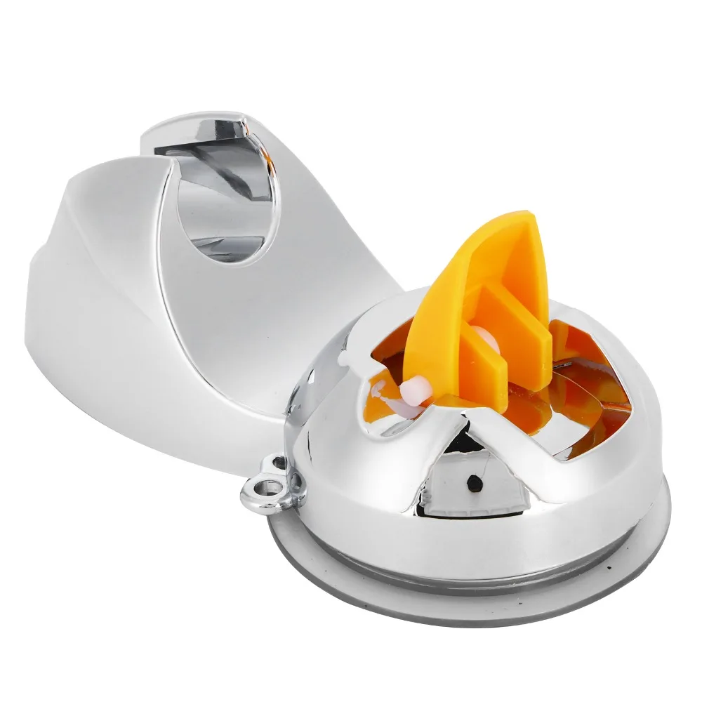 Adjustable Shower Head Holder ABS Material Wall Mount Shower Mounting Bracket with Suction Cup Movable Design