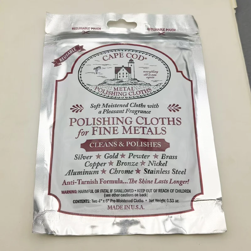 

American CAPE COD Polishing Cloth Gold Silver Copper Jewelry Watch Refurbishment Metal Scratch Repair Brightening Silver Wiping