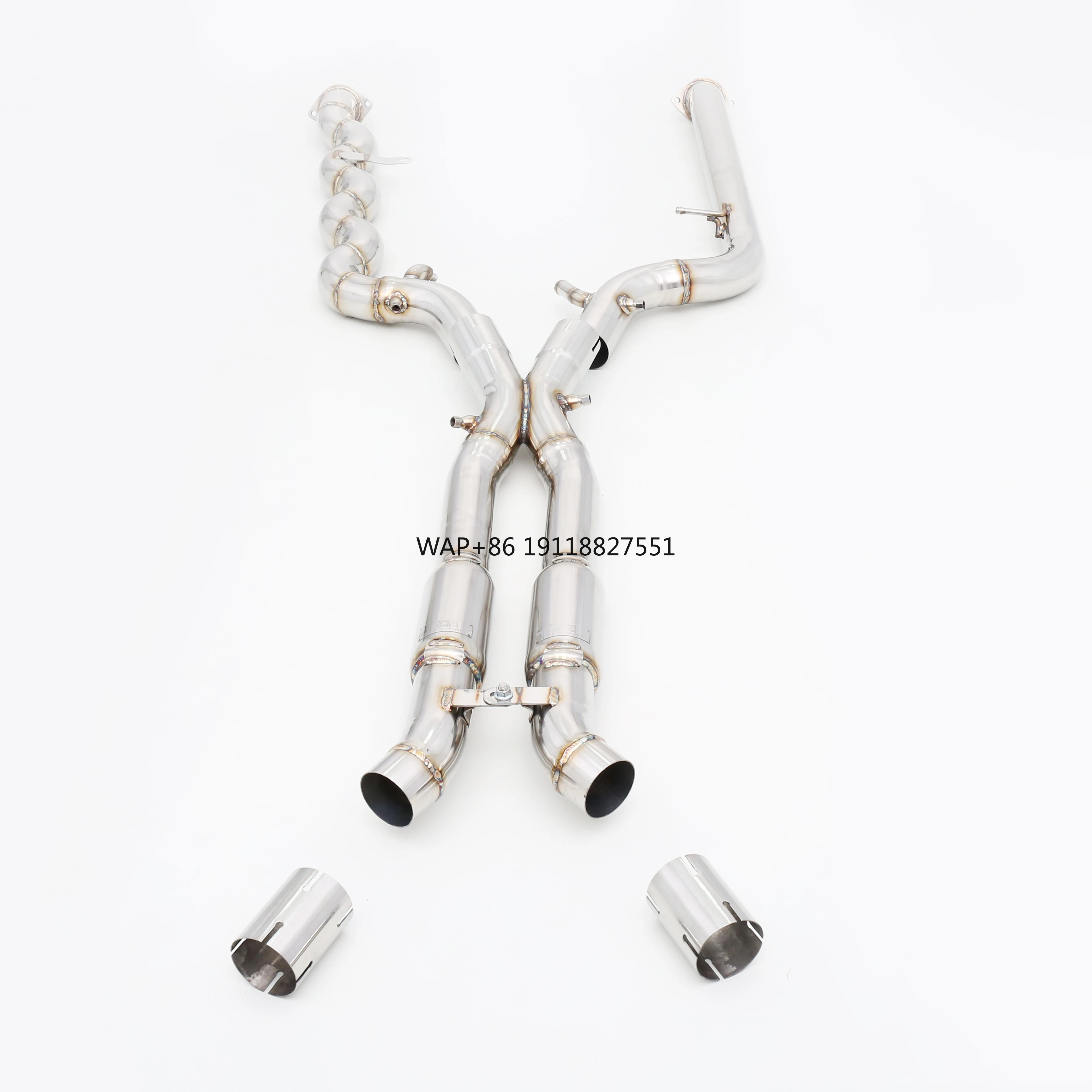 

Customizable M2 G87 3.0T S58 Factory Stainless Steel Exhaust System Equal Length Midpipe Middle Pipe