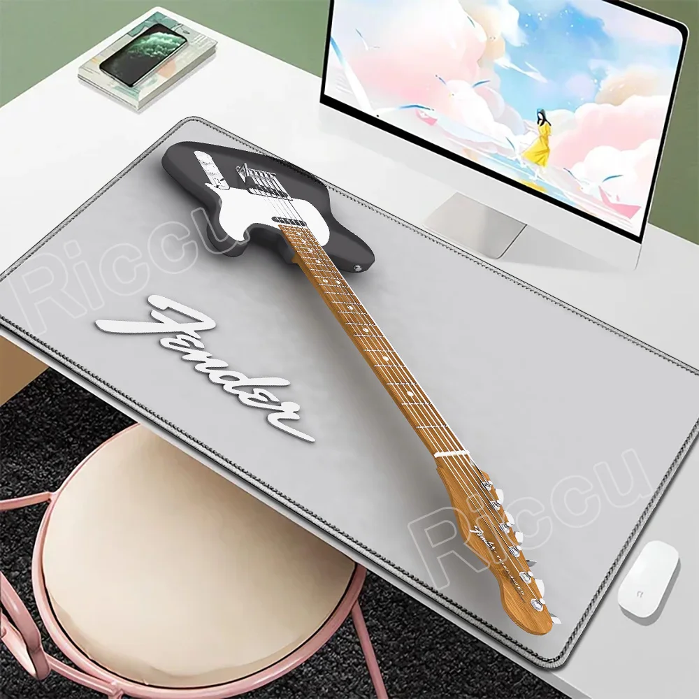 Large Xxl Mousepad Kawaii Guitar Mouse Pad Gamer Keyboard Mat Game Mats Office Accessories Mausepad Gaming Computer Table Stitch