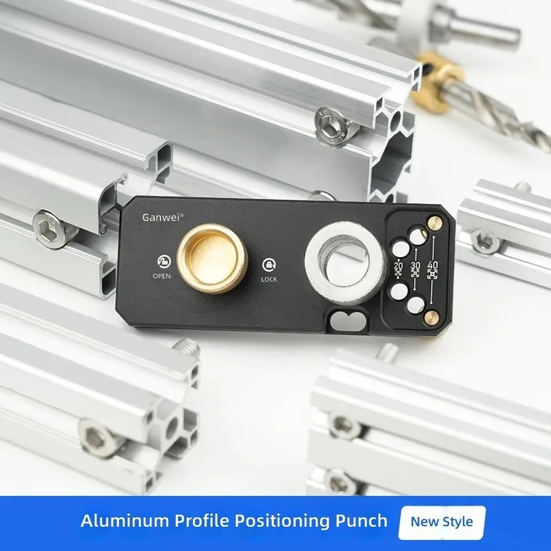 Aluminum Profile Punching Aid 203040 DIY Wood Tool Perforated Countersunk Head National Standard European Standard New
