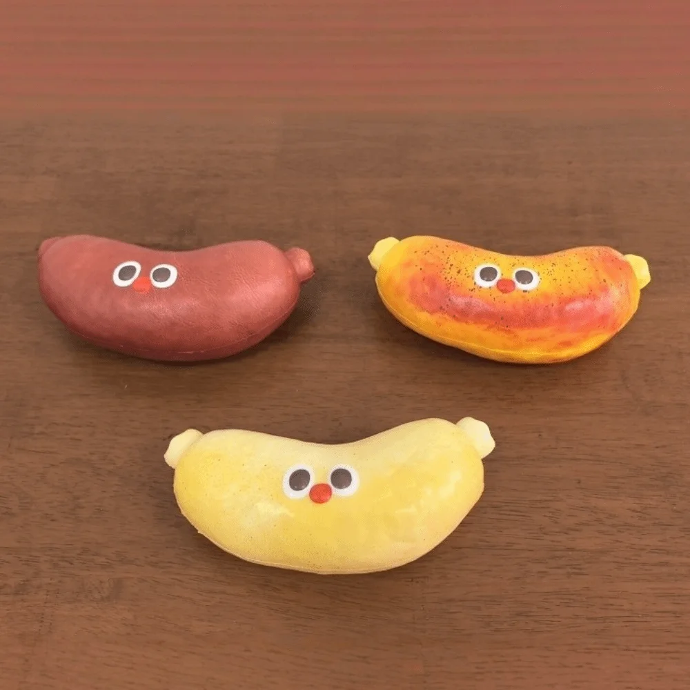Pinch Realistic Sausage-Style Squishy Slow Rebound Buttery-Soft Feel Squeezable Soft Slow-Rise Fidget Gifts
