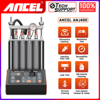 Ancel ANJ400 GDI Fuel Injector Cleaner 4-Cylinders EFI FEI Cleaner Test Cleaner Ultrasonic Resistance Test Cleaning Gasoline