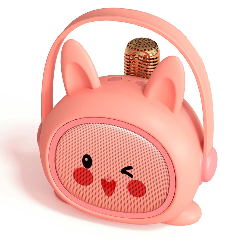 Factory Customizable Animal Cartoon Wireless Speaker Mini Outdoor Portable Music Audio Karaoke Speaker for Kids