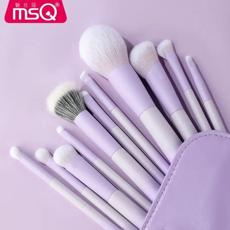 MSQ 11-Piece Eyeshadow Makeup Brush Set - Tools for Effortless And Perfect Application