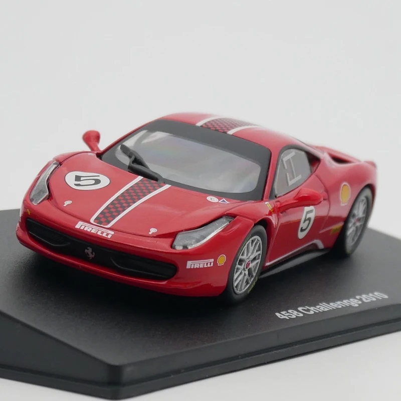 

1:43 Scale Diecast Alloy 458 Challenge 2010 Sports Car Model Classic Nostalgia Adult Collection Toy Souvenir Gift Static Display