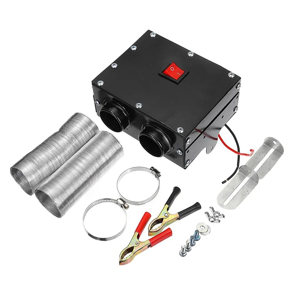 High Efficiency 500W Electric Heater for Vehicle Interiors Trucks Campers with Quiet Operation and Even Heat Distribution
