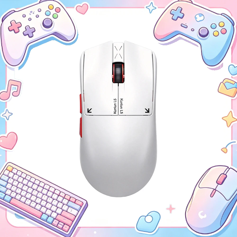 Aula Kunlun L5 Wireless Mouse Esports Gaming Electromagnetic Micro-motion Mice PAW3955 EVO Sensor Pc Accessoires Gamer Gifts