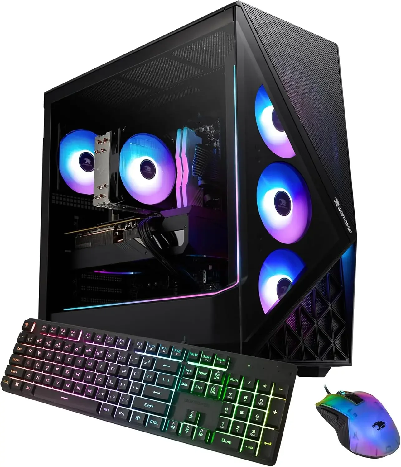 

RTX 5060 8GB GPU, 32GB DDR5 RGB 5200MHz RAM, 1TB NVMe SSD, Windows 11 Home, Computer w/Keyboard and Mouse - SBI7N5603