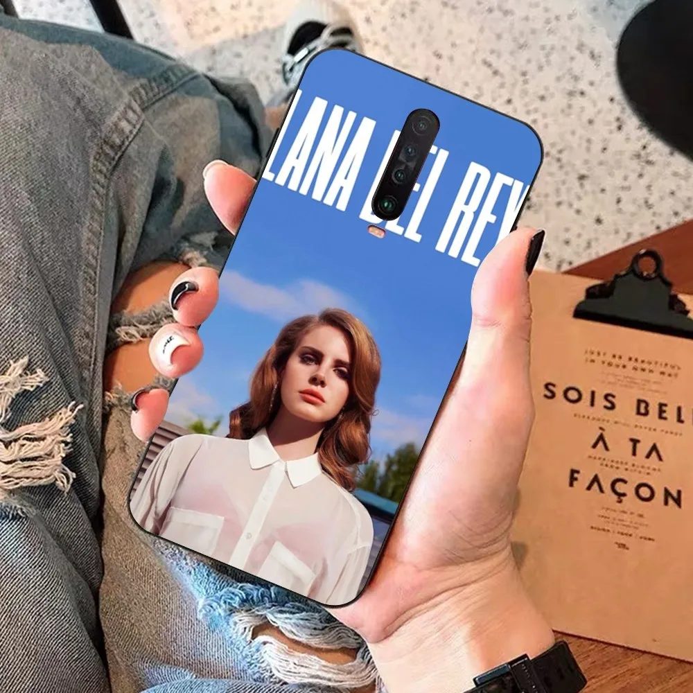 L-Lana-Del-Rey Singer Phone Case For Redmi 5 6 7 8 9 10 plus pro 6 7 8 9 A GO K20 K30 K40 pro plus F3 Fundas