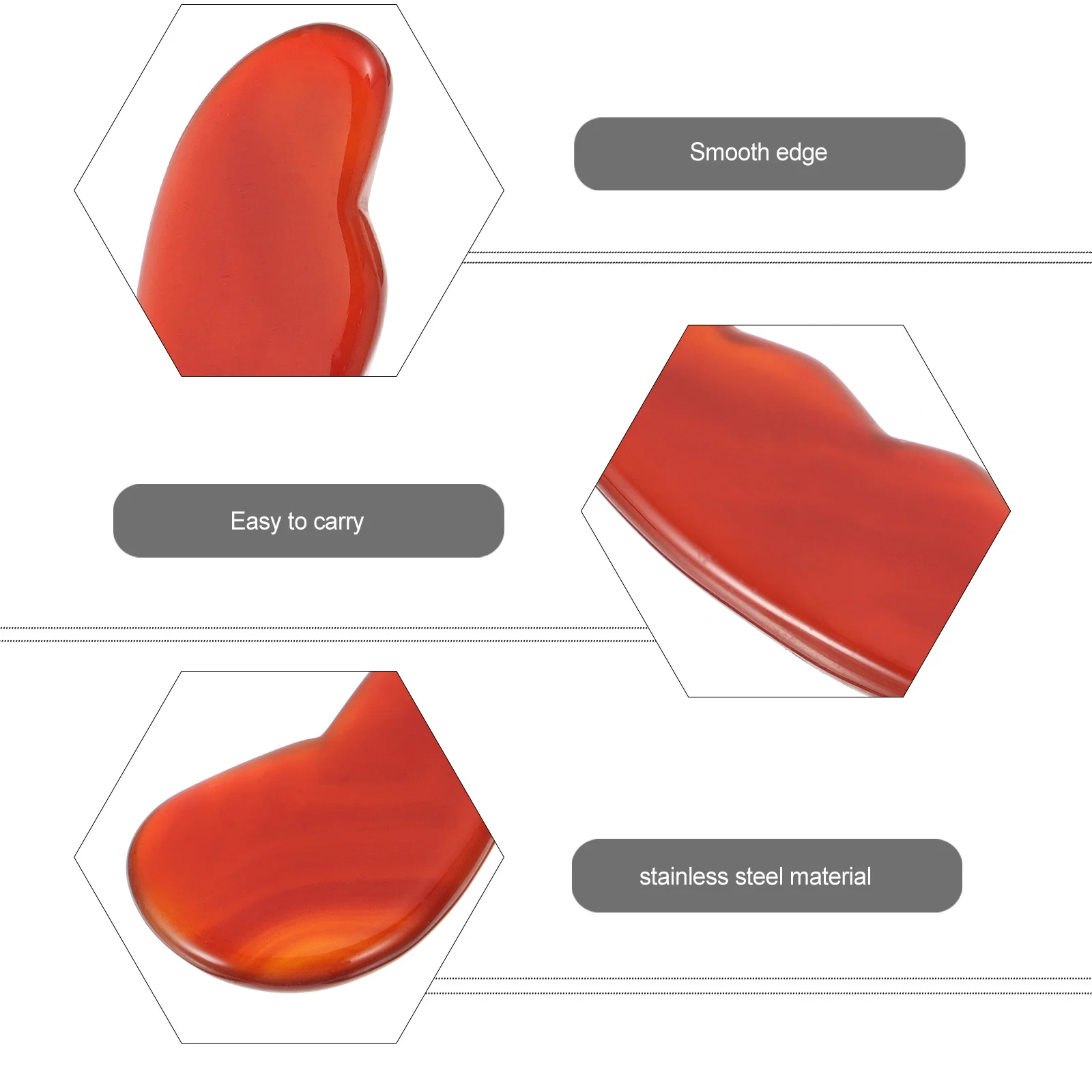 

1pc Natural Jade Gua Sha Board Facial Scraping Tool Massage Plate For Skin Care Pain Relief Body Scraper Portable Beauty Gift