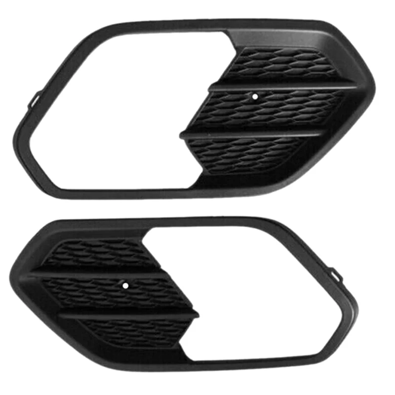 Car Left & Right Front Bumper Fog Light Lamp Frame Grille Cover for Ford Escape Kuga 2017-2019—L49A
