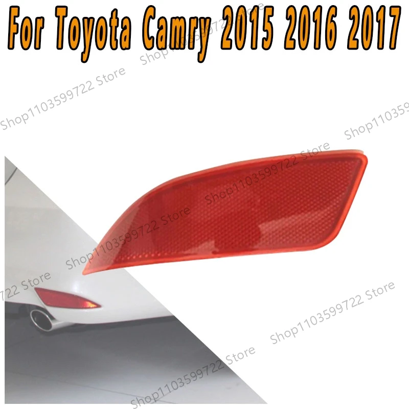 

Для Toyota Camry 2015 2016 2017, задний бампер, наклейка на задний бампер, задний противотуманный отражатель, аксессуары