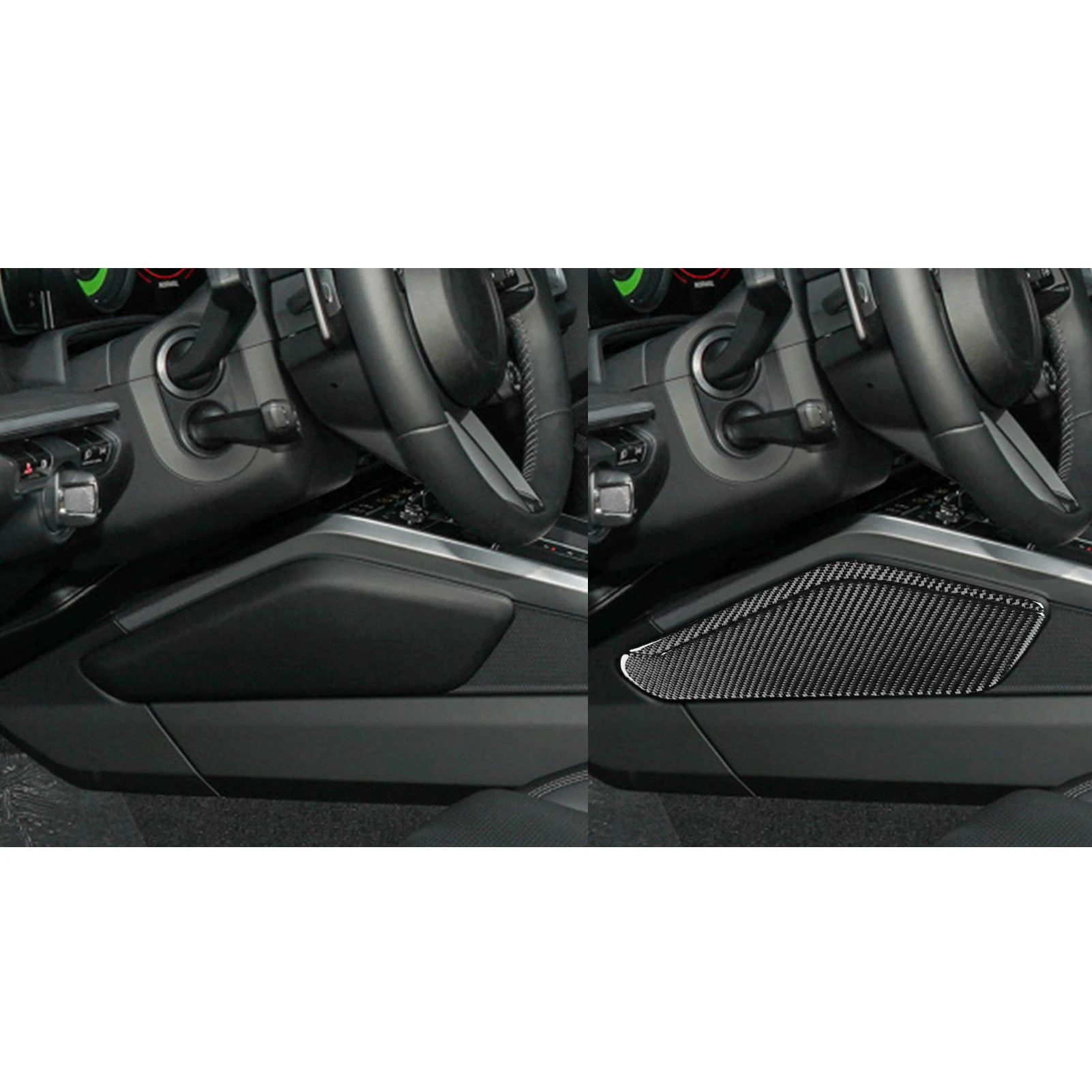 

Carbon Fiber Gear Console Sides Panel Interior Cover Trim Modification Sticker Car Accessories For Porsche 911 992 2019—2024