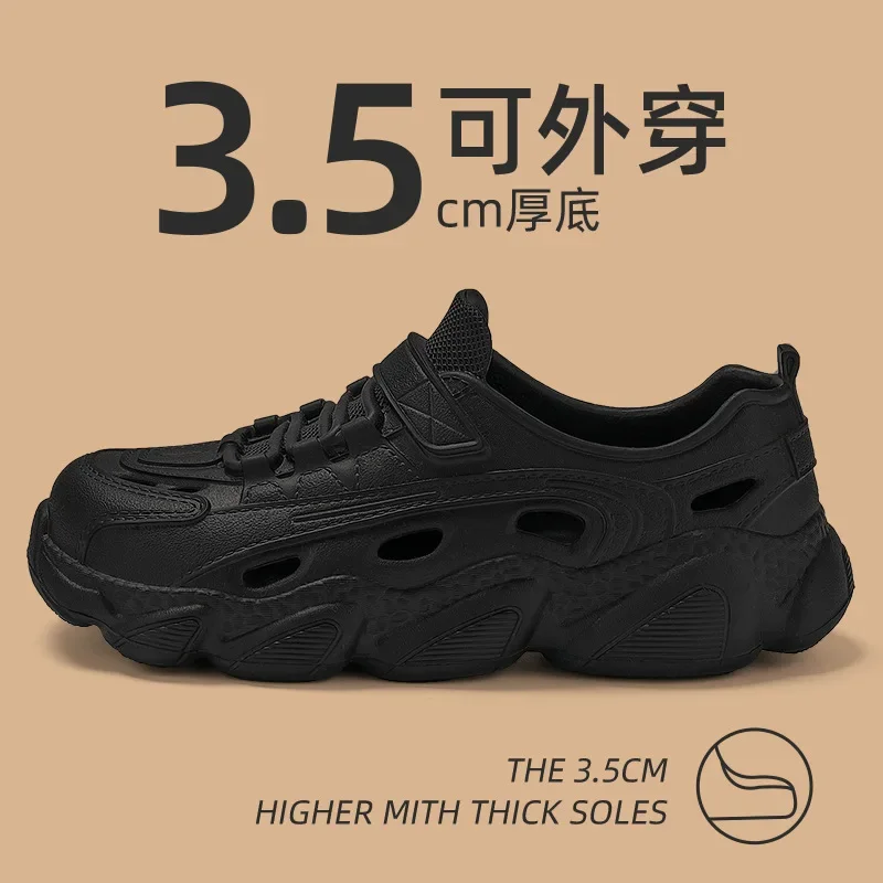 

Мужская быстросохнущая обувь для воды, спортивные сандалии на открытом воздухе с вентиляционными отверстиями для вождения, рыбалки