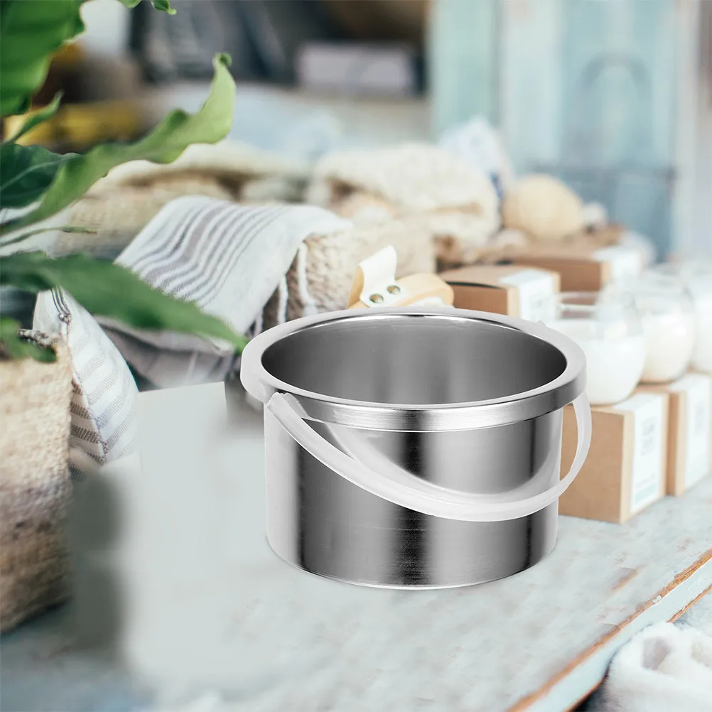 2Pcs Wax Melting Pot Aluminum Hard Wax Warmer Insert Portable Hair Removal Waxing Bowl Replacement Inner Pot for Salon Beauty
