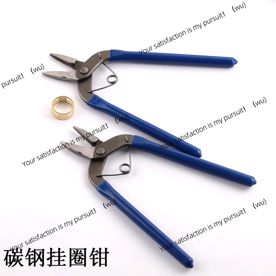 Korean version thickened flat pliers durable DIY jewelry processing bead pointed nose pliers