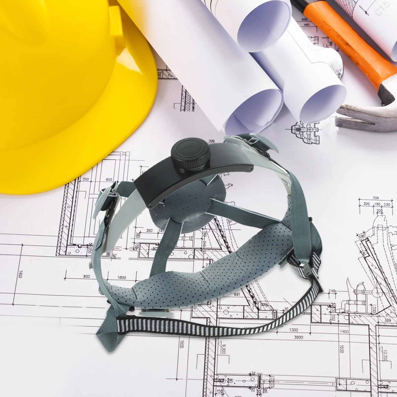 

2Pcs Hard Hat Accessories Safety Hat Suspension Liner Breathable Impact Protection for Workshop Rail Transit Industrial Use