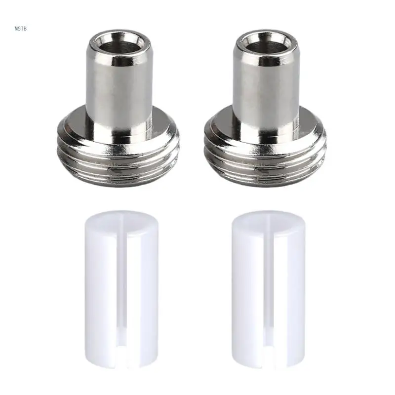 2x Ceramic Tube Sleeves with 2x Metal Fitting Fiber Visual Fault Locator Dropship