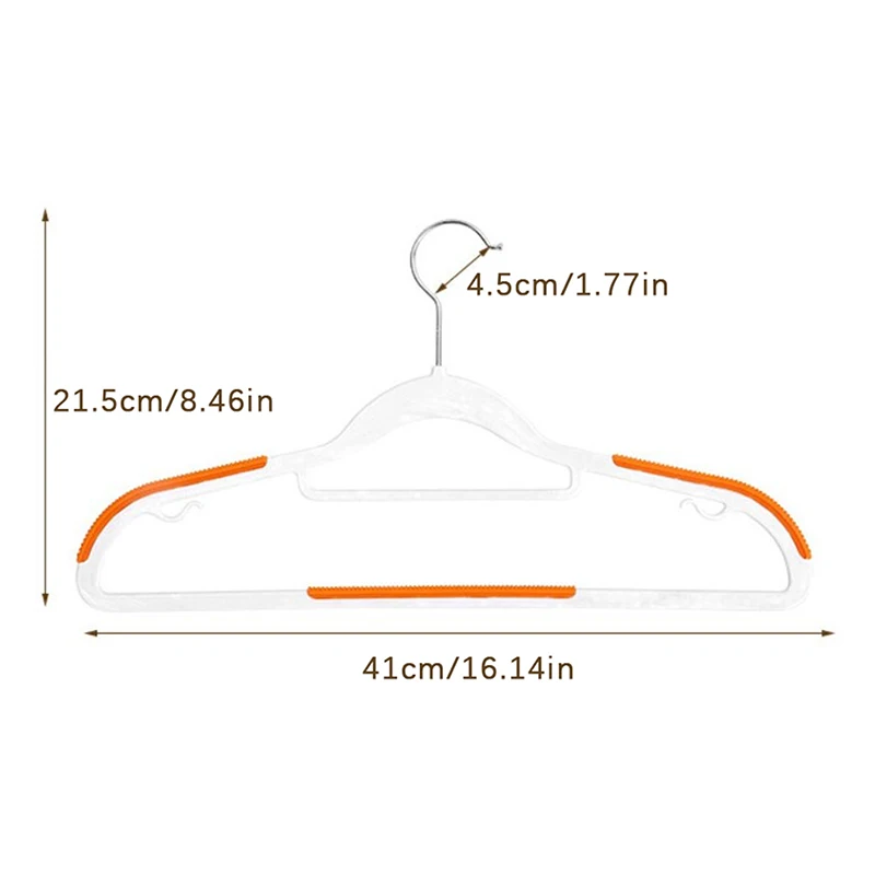 Perchas antideslizantes para colgar ropa en el hogar, colgadores de almacenamiento especial para dormitorio, sin rastro, 10 piezas