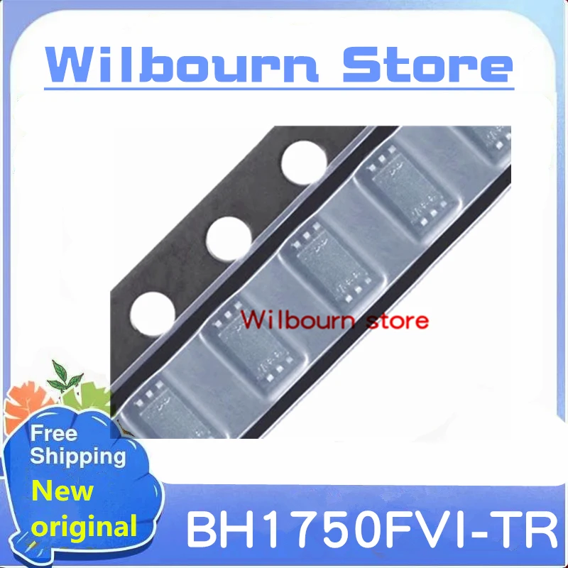 10PCS~50PCS/LOT BH1750FVI-TR BH1750FVI WSOF-6 digital 16 bit serial output ambient light sensor only available in stock