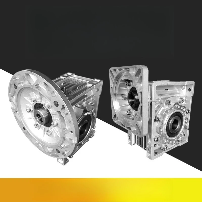 Worm Gear Reducer Gearbox For Stepper Servo Motor NMRV Type Aluminum Housing Reduction Gear Unit Multiple Frame Sizes