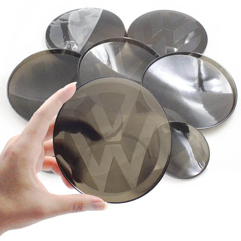 

2Pcs Car Logo Emblem Hood Front And Rear Tail Mark Rear Badge Cover Accessories For Volkswagen VW Golf 6 Golf 7 Golf7.5 Golf 8