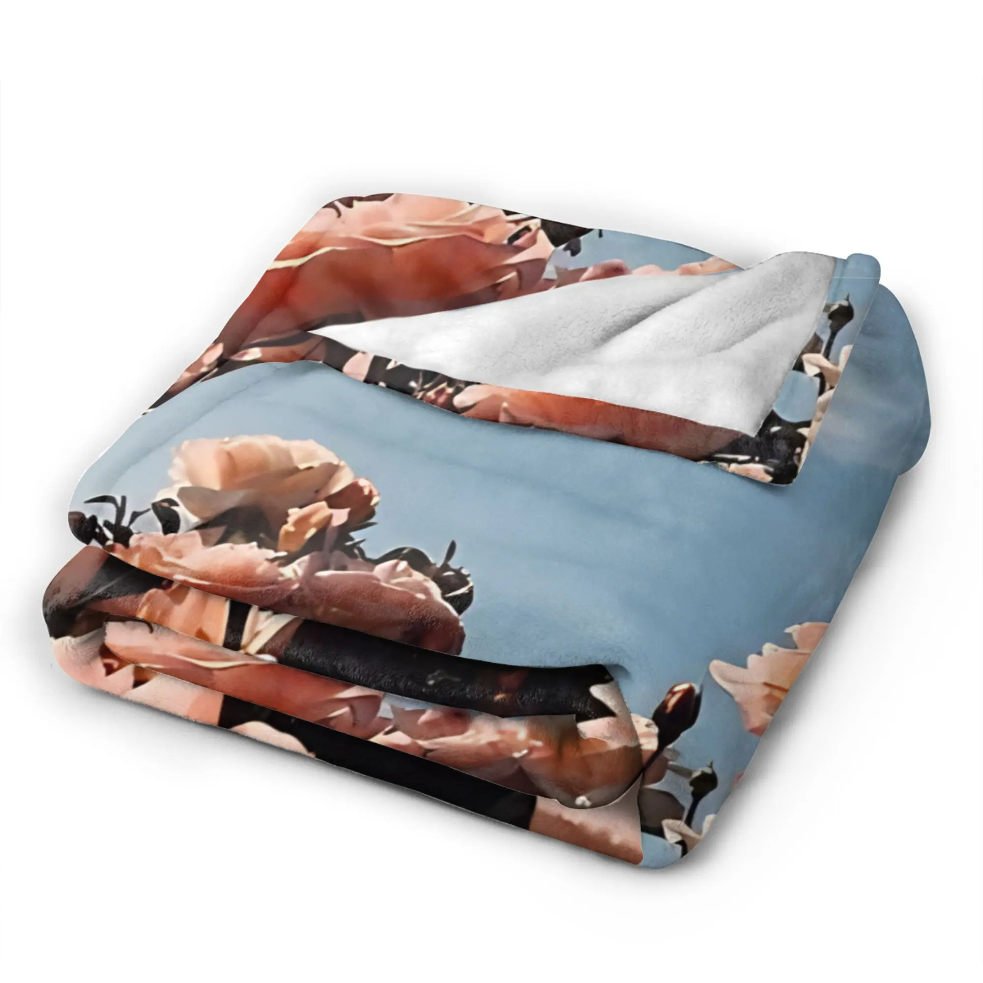 Flower Market  Warm Soft Blanket  Kids Adult Plush Throw Blanket Print Couch Chair Flannel Bedspread Sofa Bed Cover